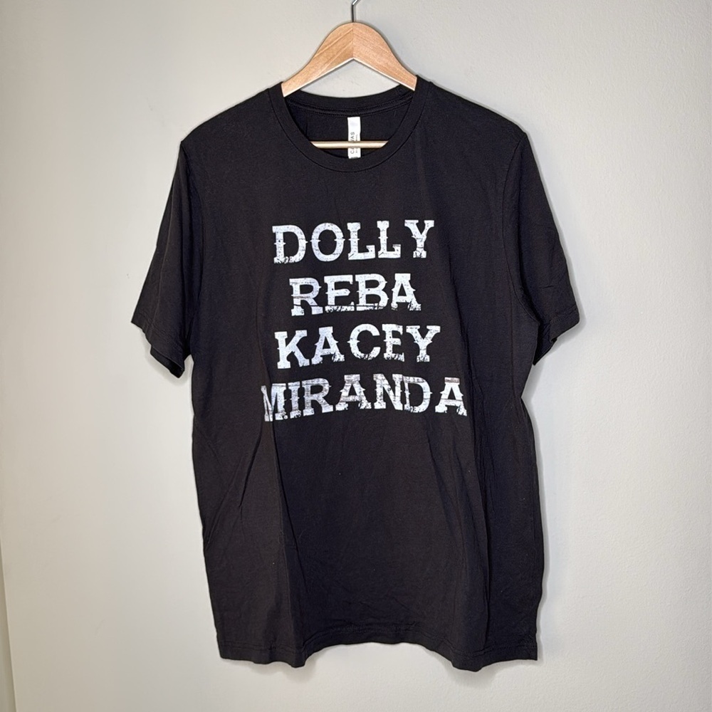 Bella Canvas Cotton Women in Country Music Short Sleeve Tee in Gray Size XL